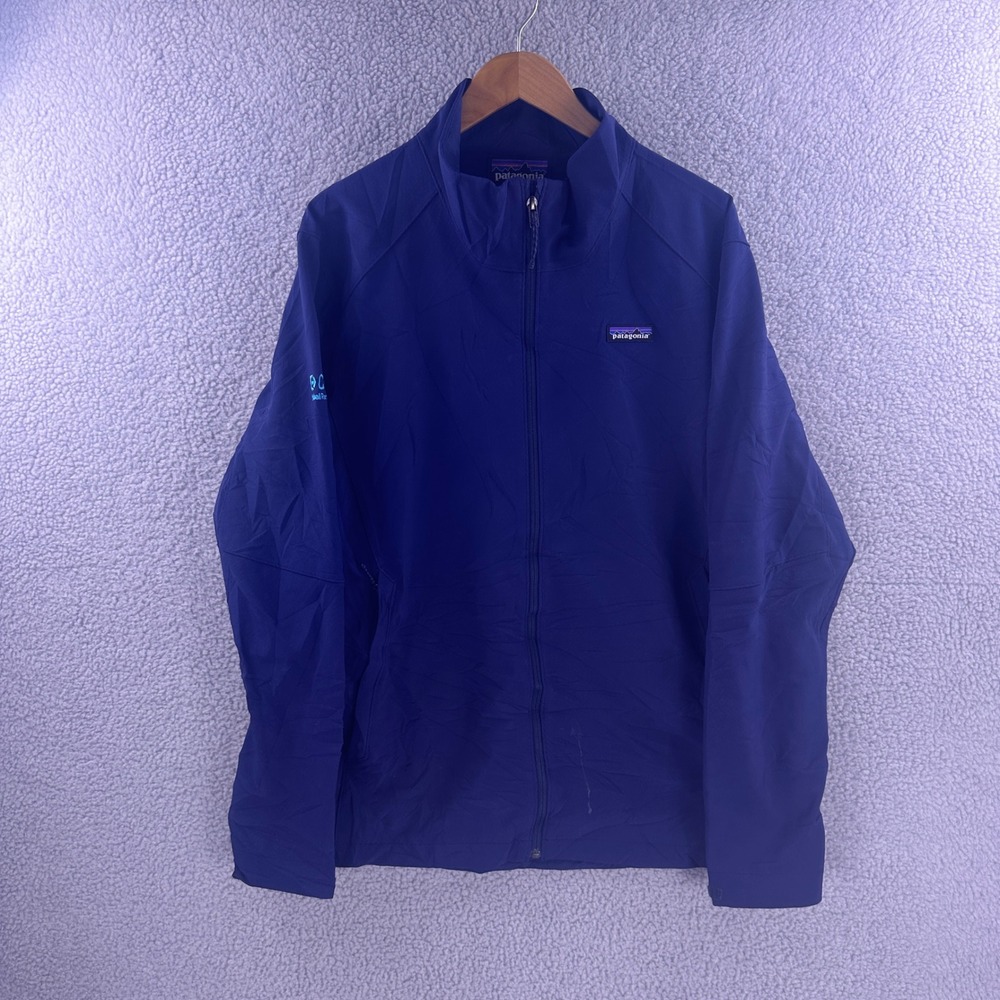 Patagonia Mens XL Blue Full Zip Softshell Jacket 83525SP20 Outdoor Camp Hiking